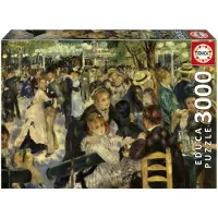 Educa Bal Du Moulin De La Galette Pierre-auguste Renoir -palapeli 3000 Kappaletta