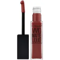Maybelline Color Sensational Vivid Matte Liquid Lipstick -huulipuna, Coffee Buzz, 0,26 fl. oz.