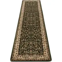 Rugsx Alfombra, alfombra de pasillo ROYAL ADR modelo 1745 verde - entrada, pasillo 70x250 cm