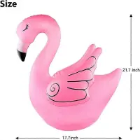 MaxPower 1 kpl kelluvia aurinkokennolla toimivia flamingo-allasvaloja, 16 väriä, ulkona puhallettavia vedenp