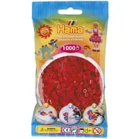 HAMA Beads HAMA - 207-22 - Luovat harrastukset - Helmet ja korut - Pussi 1000 punaista joulupalloa