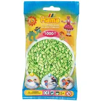 HAMA Beads Helmiä - HAMA - 1000 vaaleanvihreitä helmiä - Sekä tytöille että pojille - Suositusikä alkaen 5 vuotta - Myydään yksittäin