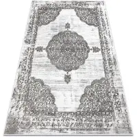 Rugsx Alfombra LIRA E1468 Rosetón, estructural, moderna, glamour - gris 120x170 cm