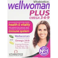 Vitabiotics - Wellwoman Plus Omega 3-6-9 (56 tablettia)