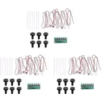 Semoic 3X Humidifier Module DIY Kit Nebulizing Control Board Ultrasonic Nebulizer Mist Driver Circuit Board 6 Nozzle