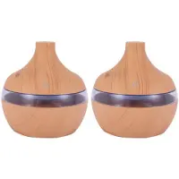 MaxPower 2X Puunjyvien aromaterapia USB-kostutin Vesipisarat Ilmanpuhdistus Eteerinen öljy Diffusori Grain