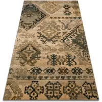 Rugsx Alfombra de lana POLONIA Bali oriental, étnico jadeit verde 200x300 cm