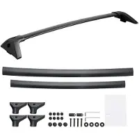 OEM Poikkitangot - - HJ-RB033 - Alumiini - Kantavuus 260 lb - Yhteensopivat Toyota RAV4 2019-2023