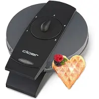 Cloer Waffle maker - - 1625 - 930 W - Tarttumaton pinnoite - Säädettävä paahtamisaste