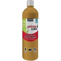 Pebeo 1 Litra Flakoni Metallinen Gouache Maali Primacolor - Kulta
