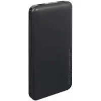 24.Se PB10-02, 10000 mAh, Litium polymeeri (LiPo), 3,7 V, 12 W, Musta