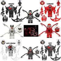 MaxPower 8kpl Avengers Spider-Man Thanos Black Panther Hulk Iron Man -lelufiguuri