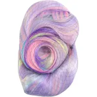 Exogio Rainbow Wig Eurooppalaiset ja amerikkalaiset Cosplay pitk?t aaltoilevat kiharat peruukit