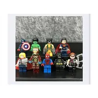 MaxPower 8x Superhero Motorcycle Avengers Block -minihahmoa