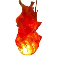 Typecat Halloweenin kelluva tulipallon rekvisiittaliekkilamppu Keinotekoinen fake tulipalon rekvisiitta Ei kodin sisustukseen