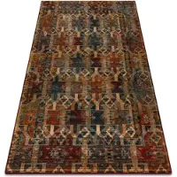 Rugsx Alfombra de lana OMEGA HIMBA rojo rubí claro 170x235 cm