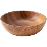 MaxPower Puinen lautanen, syvä alkupalalautanen, hedelmäkulho12*3,8 cm