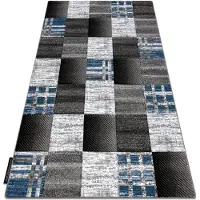 Rugsx Alfombra ALTER Siena cuadrícula enrejado azul 120x170 cm