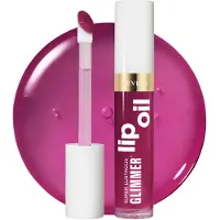 Revlon Super Lustrous Glimmer -huuli ljy, kosteuttava ja s vytetty, kiilt v viimeistely. Valmistettu kasvipohjaisella skvalaanilla. 006 Plum Pop