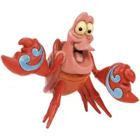 Enesco Disney Traditions -kokoelma Jim Shore Pieni merenneito Sebastian Rapu -miniatyyrihahmo - hartsik sinmaalattu, muotoiltu ker ilyesine Disne