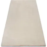 Rugsx Alfombra BUNNY beige Imitación de piel de conejo 120x170 cm