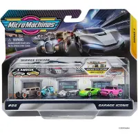 Micro Machines MMW0022 Autotallin kuvakkeiden maailmanpakkaus