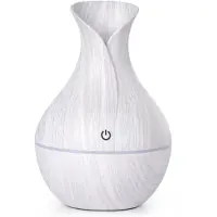 Jojomino Sähköinen ilmankostutin Essential Aroma Oil Diffusori Ultraääni 130Ml Puunjyvä USB Mist Maker LED Light C
