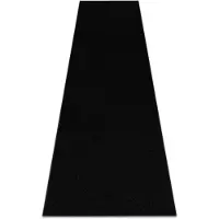 Rugsx Alfombra de pasillo TRENDY 159 negro 150x370 cm