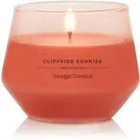 Yankee candle Studio Medium Candle Cliffside Sunrise 10 oz: Pitkäkestoinen eteerinen öljy tuoksuva soijavahasekoitekynttilä | Paloaika 40-65 tuntia
