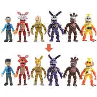 MaxPower (Funtime Version) FNAF Five Nights At Freddy's Mini Action Figuurit Lelumalli Funtime Rockstar Glamrock Kuihtunut
