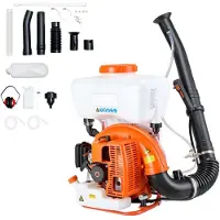 DUOKU Thermisch Rucksackbespuiter--Motor 63 cc 2,1 kW-Bensinjett med 16 L tank-Spray-järjestelmä