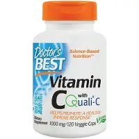 Doctors Best , Vitamiini C Q-C, 1,000 mg, 120 kasvis kapseli