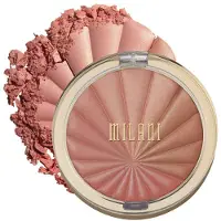 Milani Color Harmony poskipunapaletti - Berry Rays (0.3 unssia) Vegaaninen, el inkokeeton puuteriposkipuna - Muotoile ja korosta kasvot, nelj ma