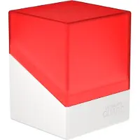 Ultimate Guard Boulder Deck Case 100+ SYNERGY Red/White