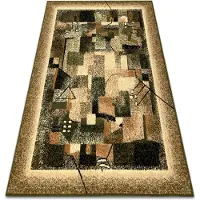 Rugsx Alfombra BCF Morad IMPRESJA clásico - verde oliva 120x170 cm