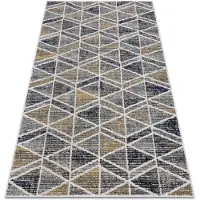 Rugsx Moderni matto MUNDO D7461 3D ulkokäyttöön harmaa / beige