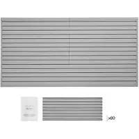 OEM Latteilla varustettu seinäpaneeli - - YLP-SS-8G-2 - PVC - 8 osaa - 136 kg kuormitus
