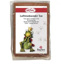 Rayher Hobby Materialen Ilmaa kuivattava savi, 500g, tummanruskea