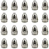 Jojomino 20 Sets of P80 Plasma Cutting Nozzle 1.7 Holes Cutting Machine Torch Nozzle Accessories Electrode Nozzle