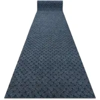 Rugsx Runner - Alfombrilla antideslizante 200 cm VECTRA 800 exterior, interior azul 200x290 cm