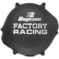 Boyesen CC-06B musta 'Factory Racing' kytkimen suojus