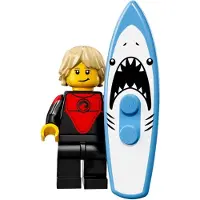 LEGO Minifiguures -sarja 17 - #1 Ammattilaissurffaajaminihahmo - (Pussissa) 71018