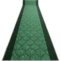 Rugsx Runner liukastumista estävät liście lähtee, kumin vihreä 57cm