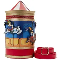 Disney Loungefly Brave Little Tailor Mickey Minnie Carousel -olkalaukku