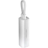 Vention Nopea latauskaapeli ulkoiselle akulle, Type-C, Lightning, 5000mAh - (FHWM0) - Harmaa