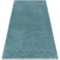 Rugsx Alfombra SOFFI shaggy 5cm azul 120x170 cm