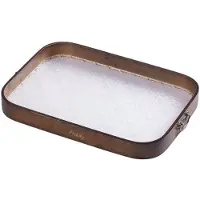MaxPower "Akryylialusta kahvalla hedelmille ja välipaloille", Suorakulmio 39,8*27,8cm