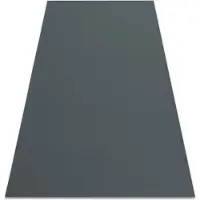 Rugsx Alfombra con refuerzo de goma RUMBA 1720 un solo color grafito 120x200 cm