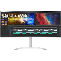 LG LED Curved-näyttö 38WQ75C-W - 95,29 cm (38") - 3840 x 1600 UWQHD+ (3840 x 1600 UWQHD+)