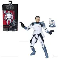 Hasbro Star Wars: The Clone Wars Black Series - Kloonikomentaja Wolffe -toimintahahmo [6 tuumaa]